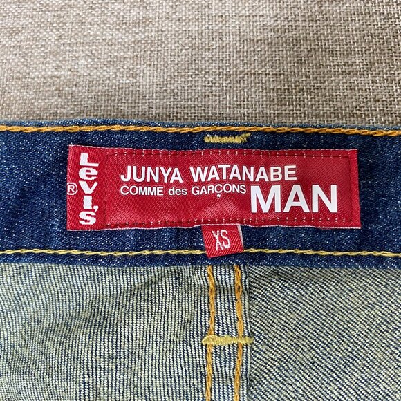 Levi's 513 x Junya Watanabe Patchwork Denim Jeans Men 30 x 32 Blue Casual Pants - Picture 6 of 16